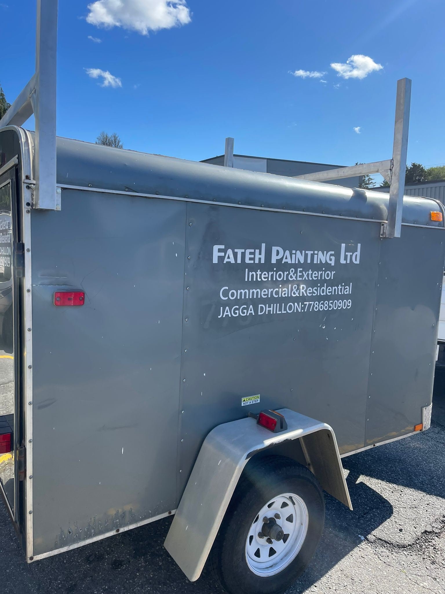 Fatel Painting trailer graphics