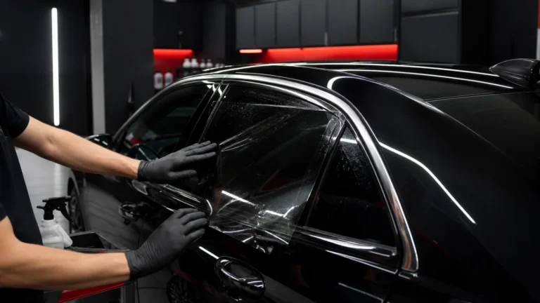 Window Tinting installation by Apna Customs in Surrey, BC